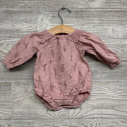 LS Romper Leaves Dots 3m