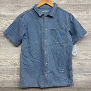NEW Chambray SS Button Up Shirt 14