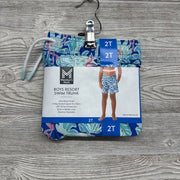 NEW Resort Swim Trunks Flamingos & Leaves 2t