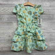 NEW Woven Tiered Dress Sea Shells 4-5