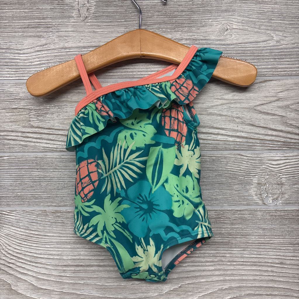Swimsuit Pineapples Palm Trees 0-3m