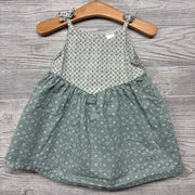 Tank Dress Flowers Bow Straps 12m