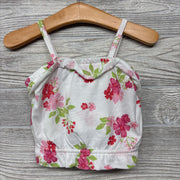 Cropped Tank Top Flowers 12-18m
