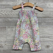Tank Smocked Romper Bambi Flowers 0-3m