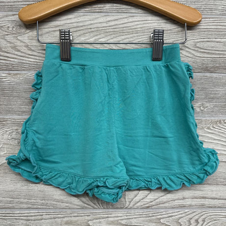 Bamboo Flutter Sleeve Shirt & Shorts Ruffle Trim Flowers 3t