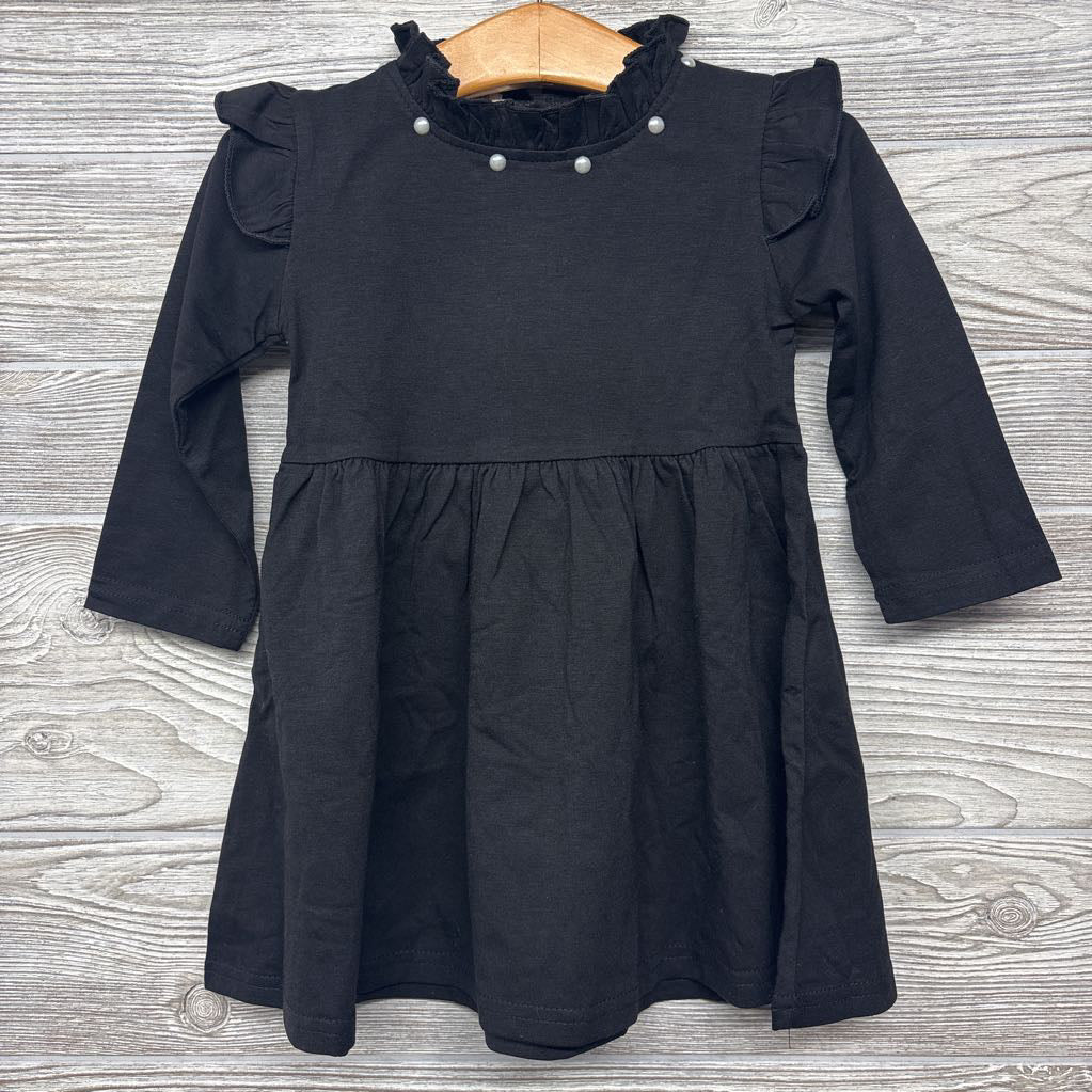 LS Dress Pearls 2t