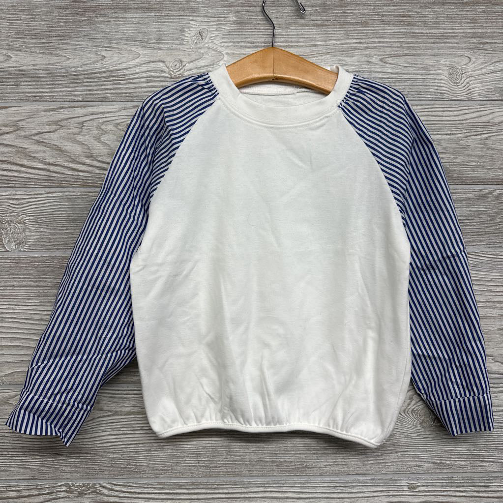 NEW LS Shirt Striped Sleeve 5t