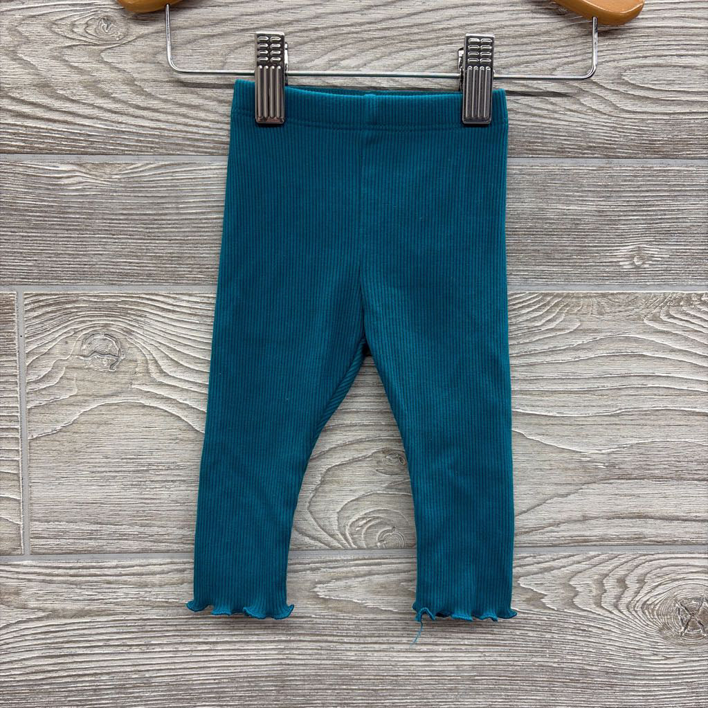 Ribbed Leggings Lettuce Trim 3M