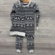 Organic 2 Pc Pj & Hat Nordic Print 4t