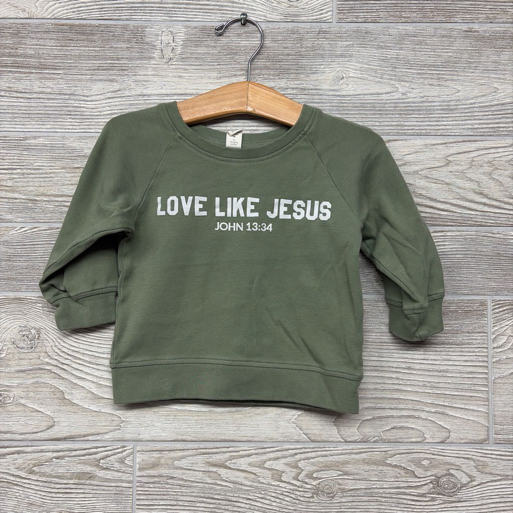Crewneck Love Like Jesus John 13:34 2t