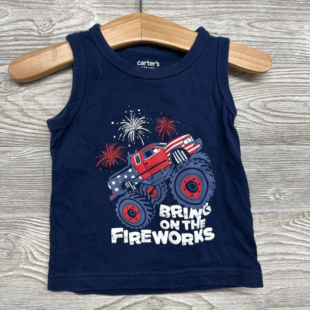 Tank Top Bring On The Fireworks Monster Truck 12m