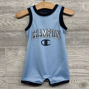 Mesh Tank Romper Logo 6m