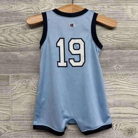 Mesh Tank Romper Logo 6m