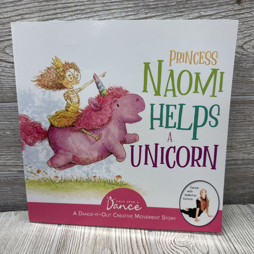 Princess Naomi Helps A Unicorn Paperback Book