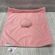 Velour Plush Heart Security Blanket