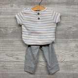 NEW Henley Bodysuit, Bodysuit & Pants Crabs Stripes 6m