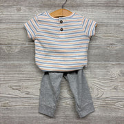 NEW Henley Bodysuit, Bodysuit & Pants Crabs Stripes 6m