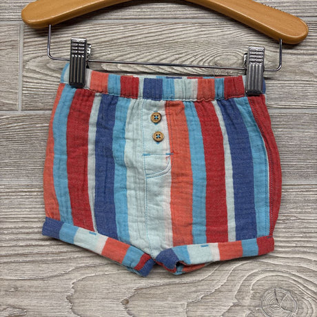 NEW Gauze Henley Tank Top & Shorts Stripes 0-3m
