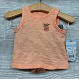 NEW Tank Top & Embossed Shorts Pineapple Checkered 0-3m
