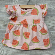 Flutter Sleeve Dress & Bloomers Watermelon 12m