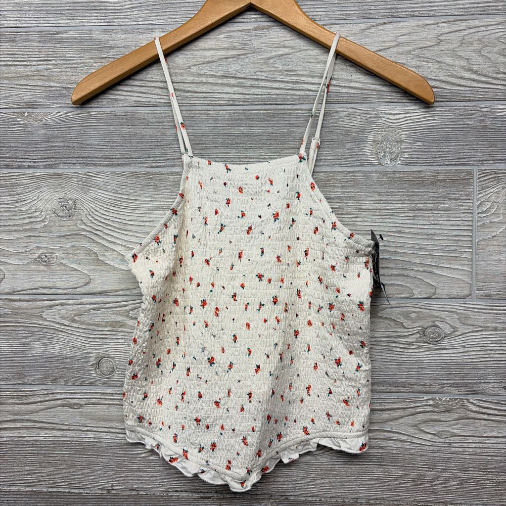 NEW Smocked Tank Top Flowers 14