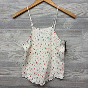 NEW Smocked Tank Top Flowers 14