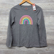 NEW LS Shirt Smiley Face Rainbow 16-18