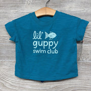 NEW Shirt & Shorts Lil' Guppy Swim Club 3-6m