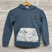 Hooded Sweatshirt Speckled Pocket