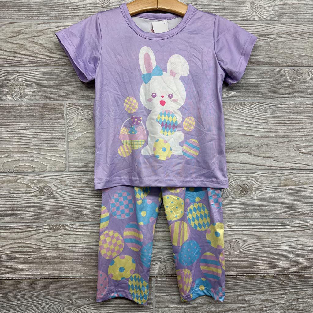 Shirt & Flare Pants Rabbits & Eggs 3-4