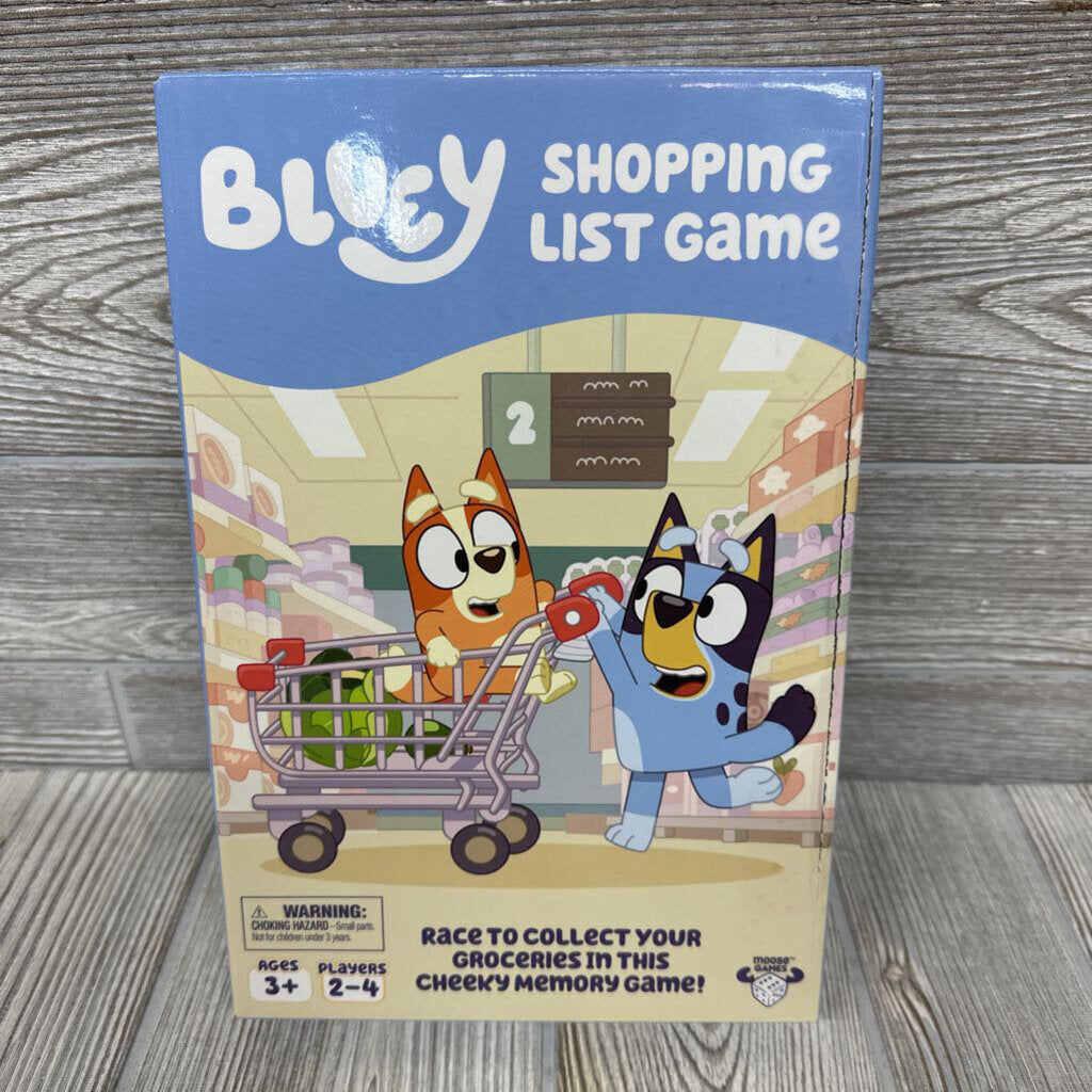 NEW Shopping List Memory Game