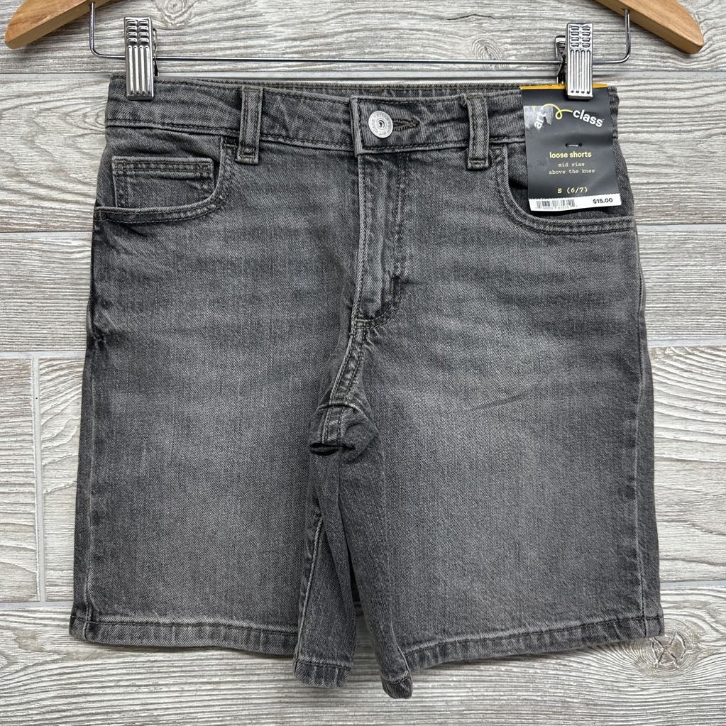 NEW Mid Rise Loose Denim Shorts 6