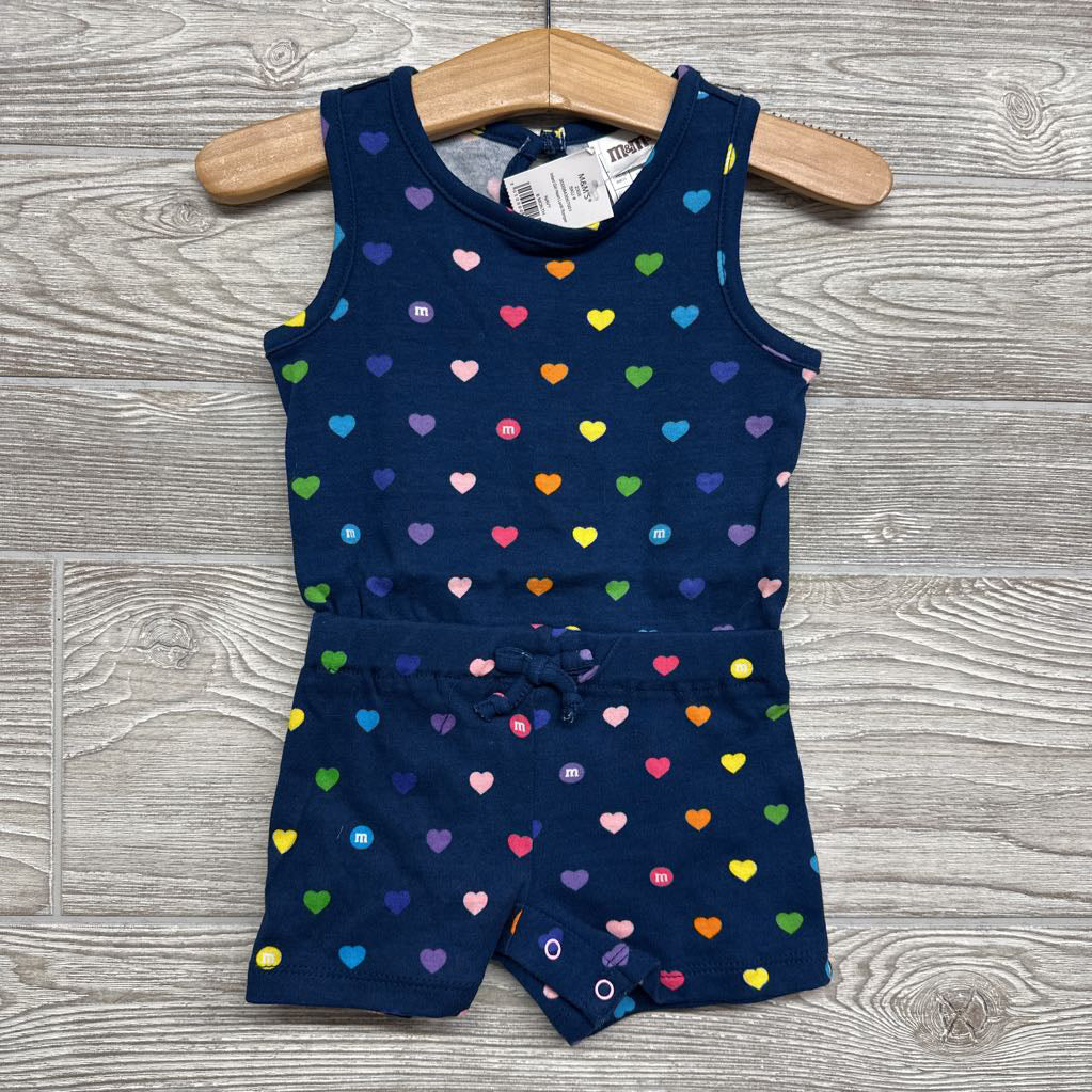 NEW Tank Romper Hearts 6m