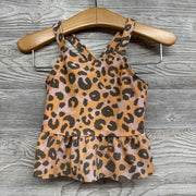 Animal Print 2Pc Swimsuit Ruffle 18M