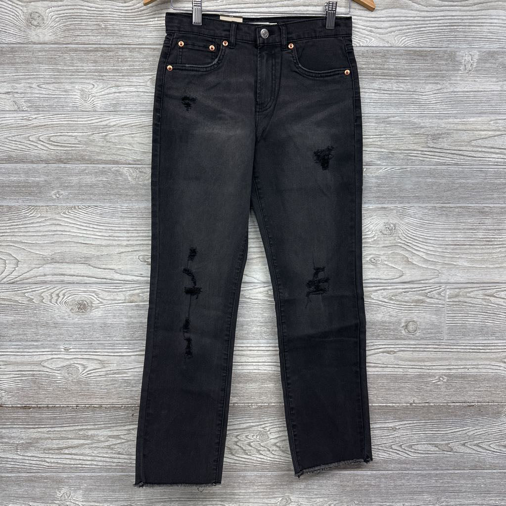 NEW High Rise Ankle Straight Jeans 14