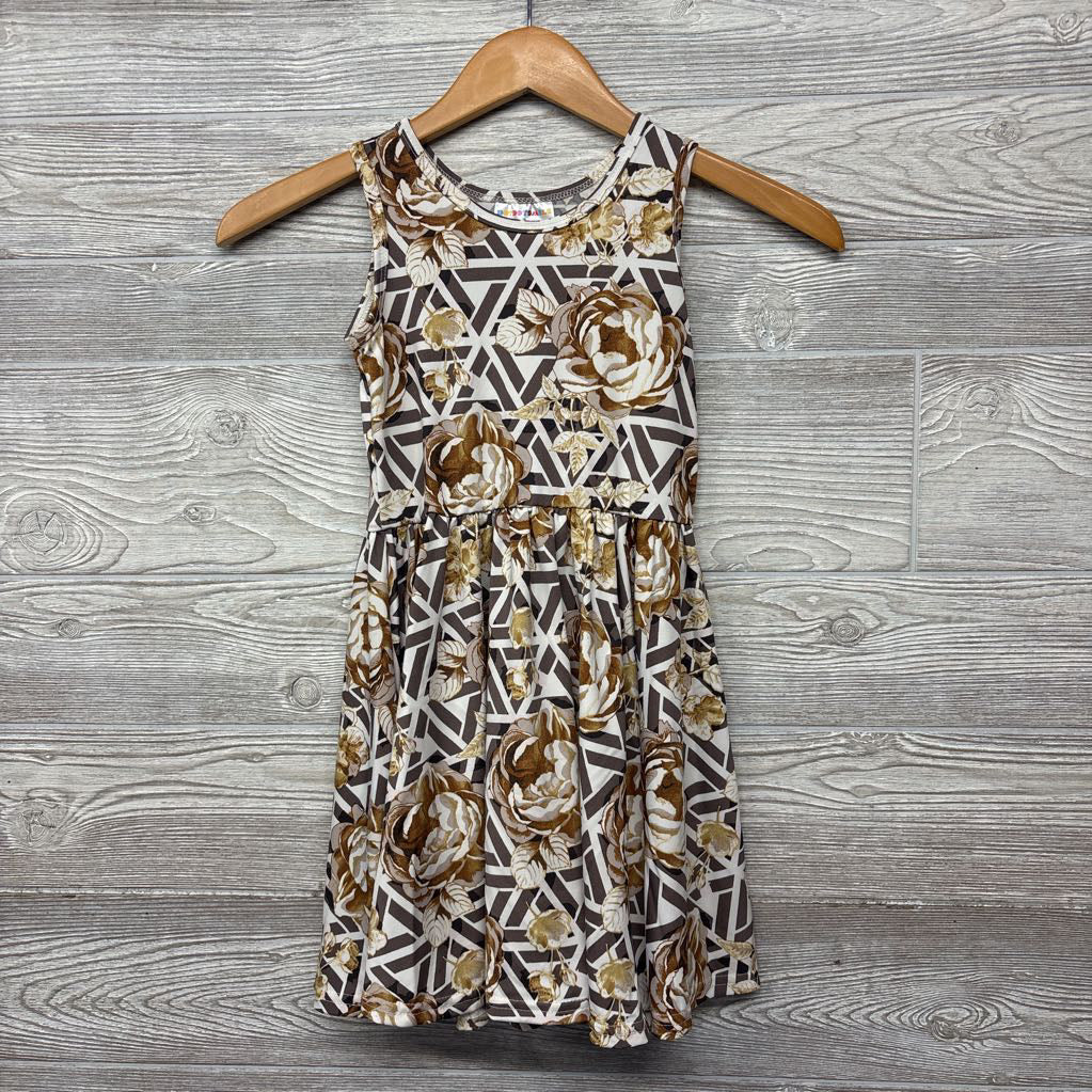 Tank Dress Flowers Printed 7