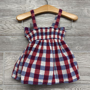 Muslin Smocked Dress & Bloomers Gingham 2t
