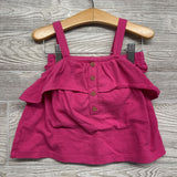 Tank Top Button, Ruffle & Shorts 3t
