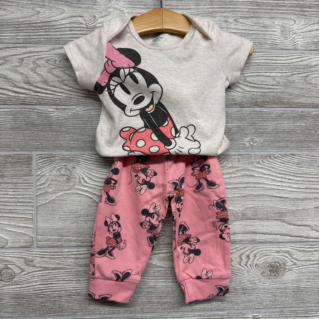 Bodysuit Minnie Mouse & Pants 3-6M