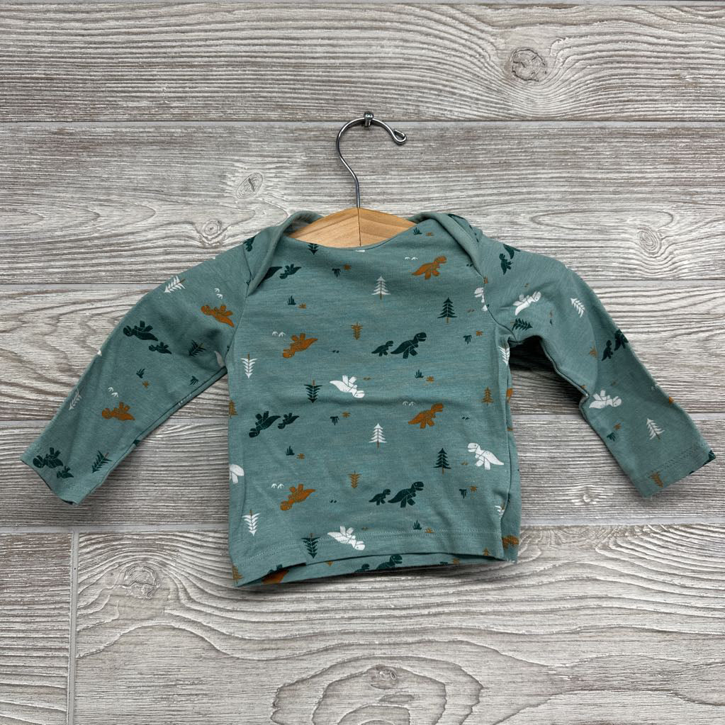 LS Shirt Dinosaurs Trees 0-3m