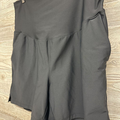 High Rise Rollover-Waist PowerSoft Shorts Large