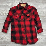 Buffalo Plaid Button Up Dress 3t