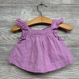 Smocked Flutter Sleeve Shirt & Shorts 0-3M