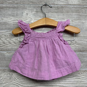 Smocked Flutter Sleeve Shirt & Shorts 0-3M