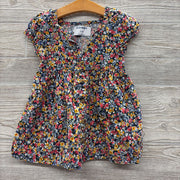 Button Up Dress Flowers 18-24m