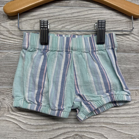 Flutter Sleeve Shirt & Shorts Stripes 3M