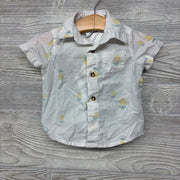 Button Up SS Shirt Pineapples & Shorts 3M