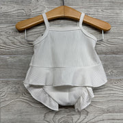Ribbed Tank & Shorts 0-3M