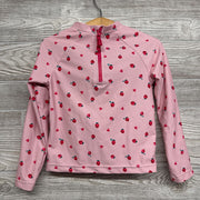 2 Pc Swimsuit LS Shirt & Bottoms Strawberries 4t