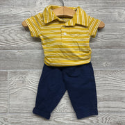 Polo Shirt Stripes & Knit Pants 3M